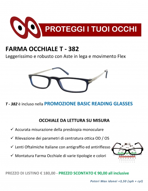 PROMOZIONE BASIC READING GLASSES - OUTLOOK - Outlet dell'Occhiale