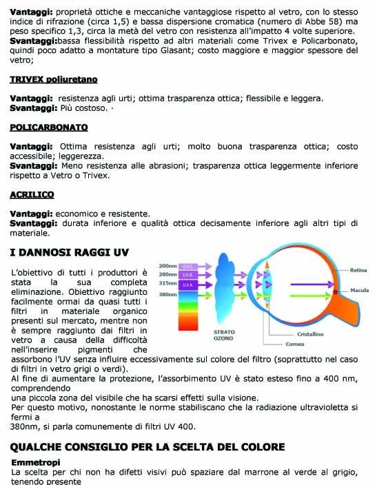PROTEGGERE GLI OCCHI DAL SOLE pag. 2 - outlook-outlet dell'occhiale